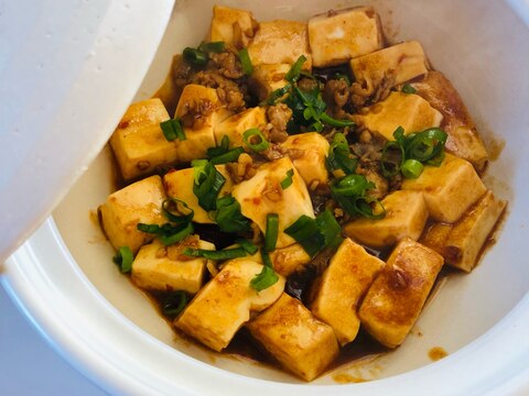 土鍋で麻婆豆腐！
